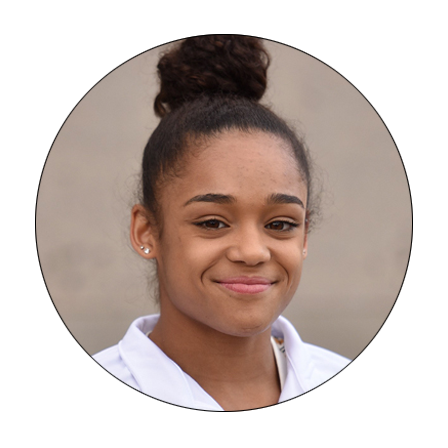 Mélanie Jesus-Dos Santos, championne d'Europe de gymnastique au concours général, 2019